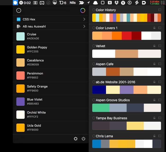 Sip App: Color Picker in der Menue Bar